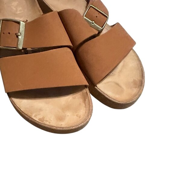 Papillio by Birkenstock Almina Nubuck Leather Sandals Pecan Size 38 7 Women's - Picture 4 of 14